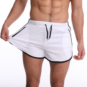 2023 alta calidad al por mayor personalizado hombres gimnasio Fitness transpirable lona estilo Vintage secado entrenamiento correr entrenamiento pantalones cortos - Product Image 1