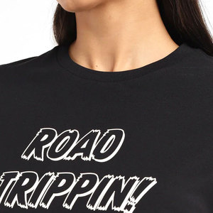 Camiseta estampada Puff para mujer de último diseño, corte Regular, 100% algodón, moda informal a la venta - Product Image 4