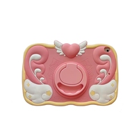Sarung Tablet anak Universal 10 inci 7 inci kualitas casing silikon pelindung penyangga bawaan Set hadiah desain kartun ipad