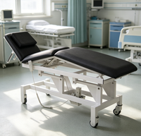 Table d'examen électrique à 3 sections, capacité de charge de 280 kg, roulettes silencieuses