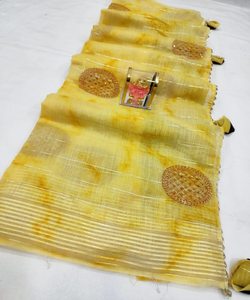 Nuestros saris son adecuados para varias ocasiones, incluyendo fiestas y bodas, sari azul para un aura tranquila y silenciosa. - Product Image 2