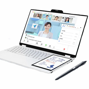 Laptop OLED <span class=keywords><strong>de</strong></span> Doble Pantalla, Nueva Marca en Oferta, con Windows 11, Procesador <span class=keywords><strong>de</strong></span> Cuatro Núcleos, Pantalla <span class=keywords><strong>de</strong></span> 15.6+7 Pulgadas, DDR4 <span class=keywords><strong>de</strong></span> 16GB, SSD <span class=keywords><strong>de</strong></span> 1TB, Teclado en Inglés, para Estudiantes - Product Image 3