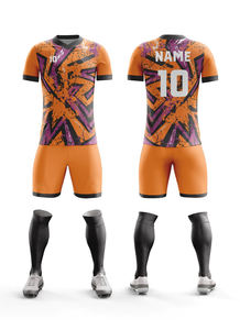 Vêtements d'entraînement sportif Ensemble d'uniformes de football Offre Spéciale l'équipe à manches courtes Uniforme de football au meilleur prix - Product Image 2