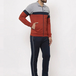 ชุดวิ่งออกกำลังกายสำหรับผู้ชายคุณภาพสูงสำหรับฤดูหนาว สวมใส่สบาย น้ำหนักเบา ซิปยาวเต็มตัว เอวยางยืด ระบายอากาศได้ดี แห้งเร็ว - Product Image 4