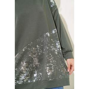 เสื้อสีกากีกับรายละเอียดฟอยล์ - Product Image 4