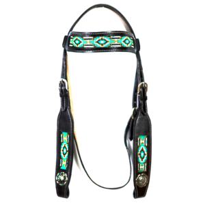 Conjunto de Cabezada y Pechera de Cuero Genuino Estilo Western con Logotipo Personalizado, Ligero y Vintage, ¡Gran Venta a Bajo Precio! - Product Image 3