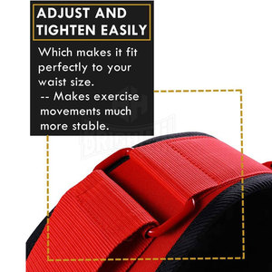 Custom Gym Dip Fitness Belt Entrenamiento Cintura Levantamiento de pesas Cinturón de neopreno Levantamiento de pesas Entrenamiento Neopreno Cinturón de levantamiento de pesas - Product Image 4