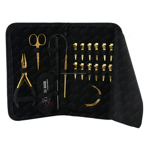 New Wholesale Micro & Nano <b>beads</b> hair extension tool <b>kit</b> ring remover pliers Loop and Pulling needles Tool - Product Image 1