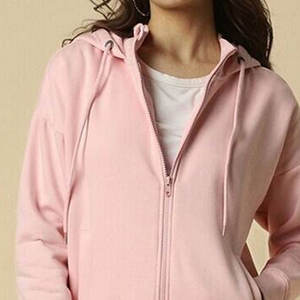 Sweat à capuche zippé léger pour femmes le plus vendu à séchage rapide sur mesure Street Wear sweats à capuche zippés pour femmes avec service OEM - Product Image 6