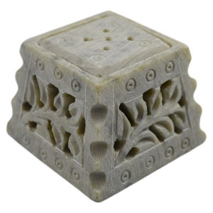 Quemador de incienso en forma de flor de mármol con diseño de acabado de color natural fresco Diseño de soporte de incienso de piedra decorativa - Product Image 4