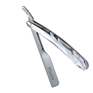 Couteau de rasage droit en acier, rasoir de barbier pliable, couteau de rasage manuel, outils d'épilation fabriqués par Pissco Pakistan - Product Image 6