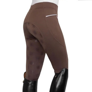 Montar a caballo Asiento completo Mujeres Legging Medias Legging Transpirable Ropa deportiva de alta calidad Ropa ecuestre Mujeres Legging - Product Image 5