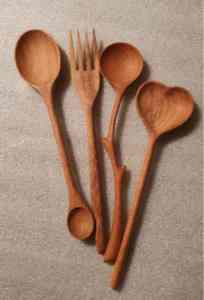 Cuillère de service en bambou écologique, robuste, lavable au lave-vaisselle, manche long, ustensile de cuisine, vente en gros en Inde - Product Image 2