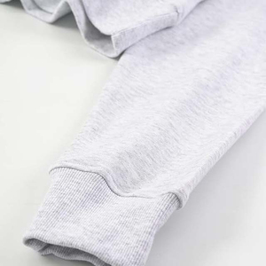 Custom Logo Women's <b>Winter</b> Hooded Crop <b>Top</b> Long Sleeve Front Logo Breathable Cotton Plus Size OEM Service - Product Image 5