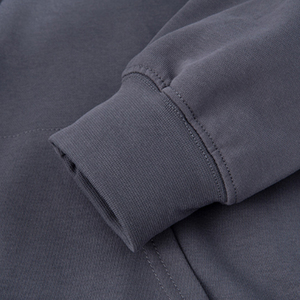 Sweat à capuche personnalisé 400GSM avec fermeture éclair, motif régulier, poches avant, fabrication de vêtements, 100% coton molleton, sweat à capuche uni avec fermeture éclair - Product Image 3