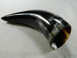 MORDEN WINE BEER DRINKING HORN VIKING DRINKING HORN NATURAL Black Multiple Usage Buffalo Drinking Horn for Christmas - Product Image 3