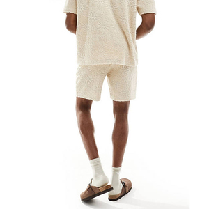 T-shirt polo décontracté pour homme, en tissu éponge 100% coton, respirant, uni, ample, avec col boutonné, pour le sport - Product Image 2