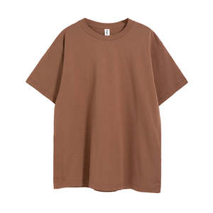 T-shirts en coton uni pour hommes - Product Image 3