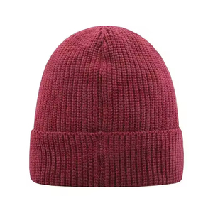Gorro de Punto de Poliéster para Adultos, Diseño de Bloques de Color, Ala Plegable, Estilo Camuflaje, Lazo, Ropa de Calle de Invierno - Product Image 2