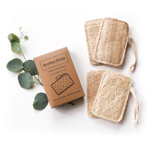 Compressed loofah bulk Bleached white loofah Custom cutting private label MOQ Loofah sponge luffa slices cylindrica Vietnam - Product Image 2
