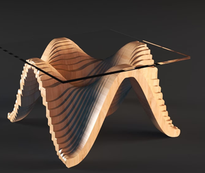 Table à manger carrée en bois massif moderne faite à la main, meubles écologiques pour la décoration de la maison de campagne - Product Image 2