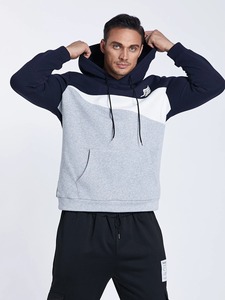 Ventes en gros de sweats à capuche oversize pour hommes, style streetwear, logo personnalisé, coton léger, sweat à capuche thermique pour hommes - Product Image 5