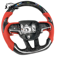 Volant en fibre de carbone forgé avec écran LED pour Dodge Charger Challenger Durango SRT Hellcat 2015+