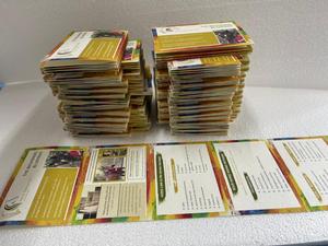 Regalo de boda de estilo Artificial hecho a mano de alta calidad, tarjeta de papel de algodón de lujo ecológica, serigrafía a todo Color - Product Image 4