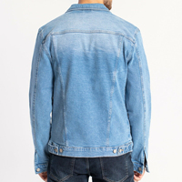 Nouveau design de vestes pour hommes Veste en jean décontractée de couleur bleue à la mode avec poches sur la poitrine à prix abordable pour hommes
