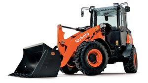 Chargeuse sur pneus compacte articulée Kubota R090, moteur diesel, capacité de charge de 3300 kg, puissance de 47,3 kW, équipement de terrassement, pompe - Product Image 2