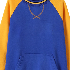 เสื้อสเวตเชิ้ตคอกลมแบบมีกระเป๋า ผ้าเชนิลล์สองสี ล้างสีแบบเอซิด ผลิตจากวัสดุเป็นมิตรกับสิ่งแวดล้อม บุขนแกะสำหรับฤดูหนาว ปักโลโก้ ขอบยางยืด - Product Image 5