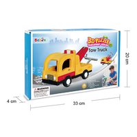 Rompecabezas 3D Bebox Camión de Remolque, 51-100 Piezas, Juguete Educativo para Niños de 5 a 7 Años