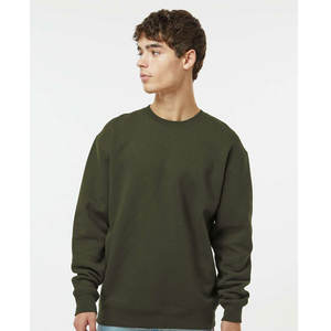 OEM haute qualité 350g 52% coton 48% polyester sweat-shirt surdimensionné unisexe personnalisé en relief tricoté polaire sweat-shirt pour hommes - Product Image 4