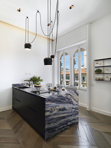 Comptoirs de cuisine et salle de bain sur mesure Prime Core en pierre de quartz artificielle, prédécoupés, design contemporain, garantie 1 an - Product Image 1