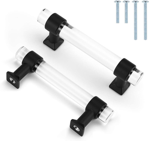 100% meilleure qualité acrylique poignée de porte hôtel fenêtre salon meubles tirer poignées pour produit Offre Spéciale - Product Image 3