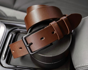 เข็มขัดหนังแท้คุณภาพสูงสำหรับผู้ชาย หนังวัวแท้ ทนทาน หัวเข็มขัดโลหะ ปรับแต่งสีและขนาดได้ เหมาะสำหรับใช้ในออฟฟิศและลำลอง - Product Image 5