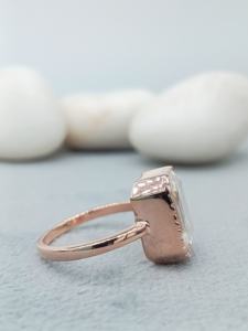 14K/18K ขาว/เหลืองทอง CT 2.0มรกต VVS ห้องปฏิบัติการปลูกเพชรโซลิแทร์ริคหมั้นและแต่งงานแหวนเครื่องประดับสุดคลาสสิก - Product Image 3