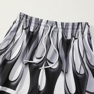 Premium Custom Men Shorts Impresión gráfica Sublimación High Street Mesh Transpirable Gym Quick Dry Athletic Streetwear Design - Product Image 3