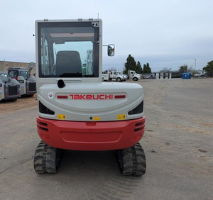 Excavatrice compacte sur chenilles Takeuchi TB240, moteur hydraulique puissant, pompe, boîte de vitesses, engrenages, haute efficacité, travaux de terrassement, travaux routiers - Product Image 6