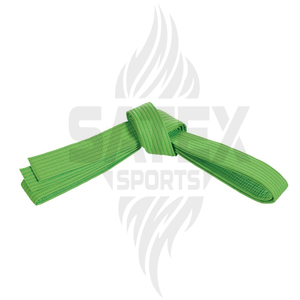 Ceinture de karaté en polyester/coton sur mesure de haute qualité, logo personnalisé, durable, séchage rapide, légère, unisexe, arts martiaux - Product Image 1