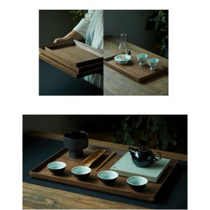 Plateau de service en bois de qualité supérieure Plateau en bois blanc Plateau de table décoratif Taille personnalisée Plateau de service en bois naturel - Product Image 4