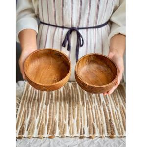 ชามไม้อะคาเซียเป็นมิตรต่อสิ่งแวดล้อมสำหรับใช้ในห้องครัวและรับประทานอาหาร - Product Image 2