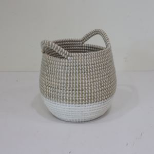 ตะกร้าเก็บของทรงกลมจากหญ้าทะเล - ดีไซน์หรูหราทันสมัยเป็นมิตรกับสิ่งแวดล้อม ผลิตในฮานอย - Product Image 2