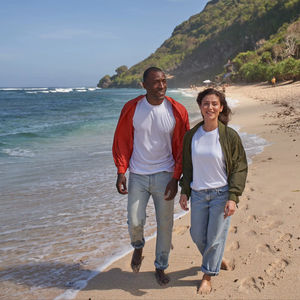 Chaqueta Bomber Cortavientos Ligera de Poliéster Lavado con Lana Ultifresh, Unisex, Informal, Impermeable, con Cremallera, Secado Rápido, Ecológica - Product Image 3