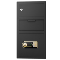 Caja de Seguridad para Depósitos de Efectivo y Archivos, con Cerradura Digital Electrónica, para Hogar, Oficina y Hotel