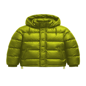 Chaqueta Acolchada Informal Unisex para Invierno, con Capucha y Cuello Alto, Tallas XS a 6XL, Aislante, Impermeable, Ecológica, Abrigo de Burbujas, OEM Frontal - Product Image 3