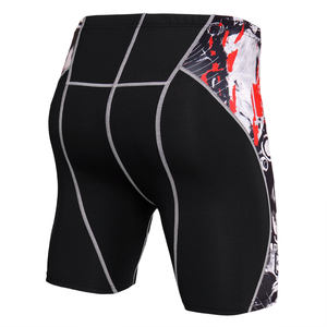Pantalones cortos de verano de compresión para correr de secado rápido para hombre, pantalones cortos personalizados para correr, pantalones cortos de entrenamiento de compresión para hombre - Product Image 4