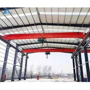 Factory 10 Ton 20m Span Suspension Type Single Slider Overhead Crane with Electric Trolley