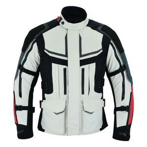 Cómoda chaqueta de cuero de moto de Venta caliente para hombres disponible en chaqueta de moto antiarrugas de tarifa al por mayor - Product Image 2