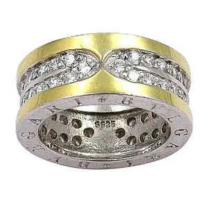 Bague en argent 925 pour femme avec zircone cubique, bijou élégant pour cadeau - Product Image 1